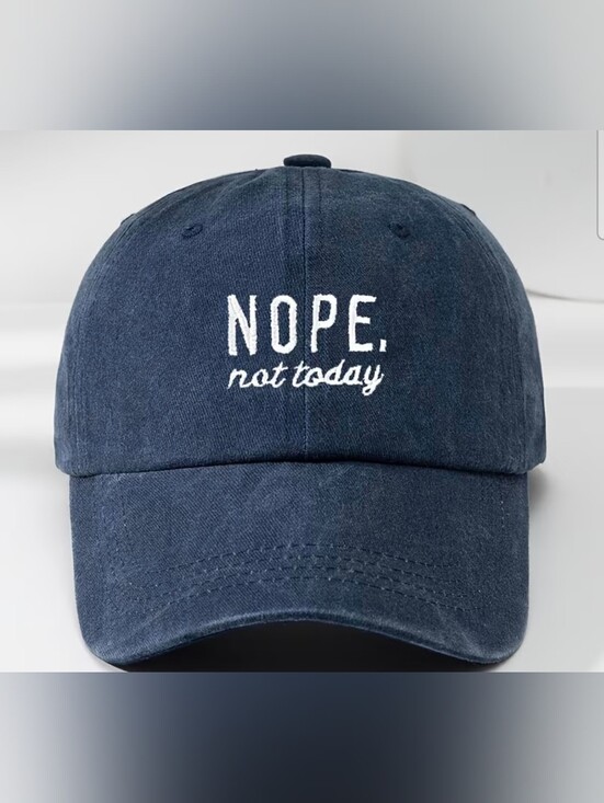 Accessories - Navy Embroidered Baseball Cap